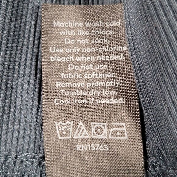 🩵Champion Blue Gray Woven Drawstring Mid Rise Pants Medium - Picture 12 of 12